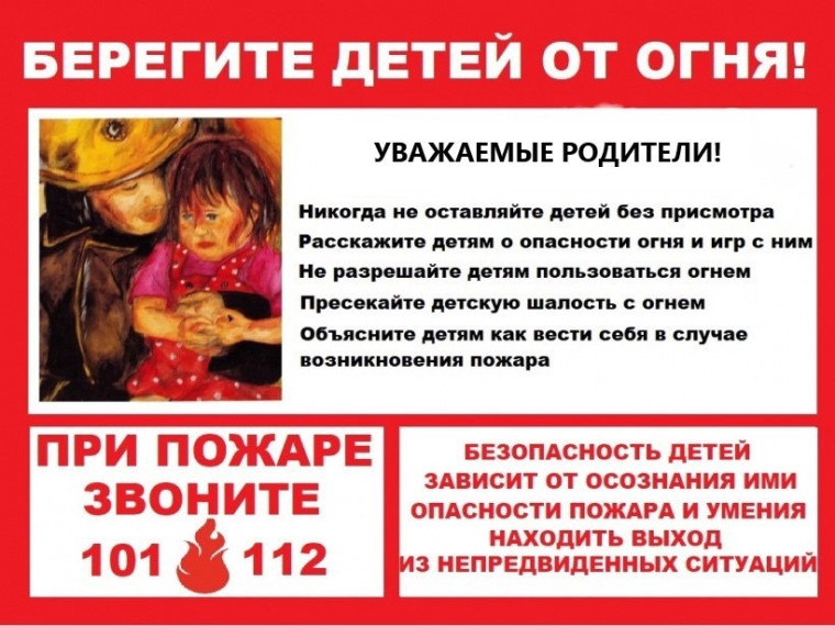Берегите детей от пожара. Берегите детей от пожара.